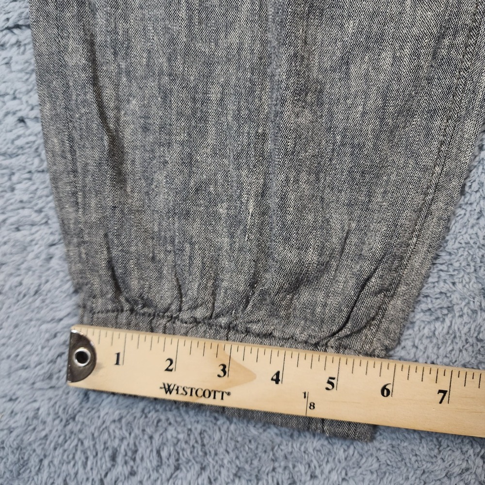 Levis Chambray Linen Cotton Pants Men 36x34 Fits 38x32 Gray Chino Tapered Casual - Picture 12 of 13